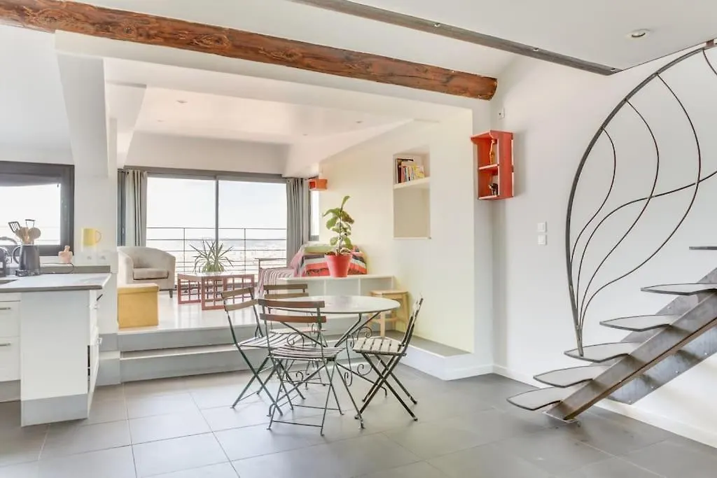 Apartment Loft Terrasse Vue Mer Au Coeur De Marseille France
