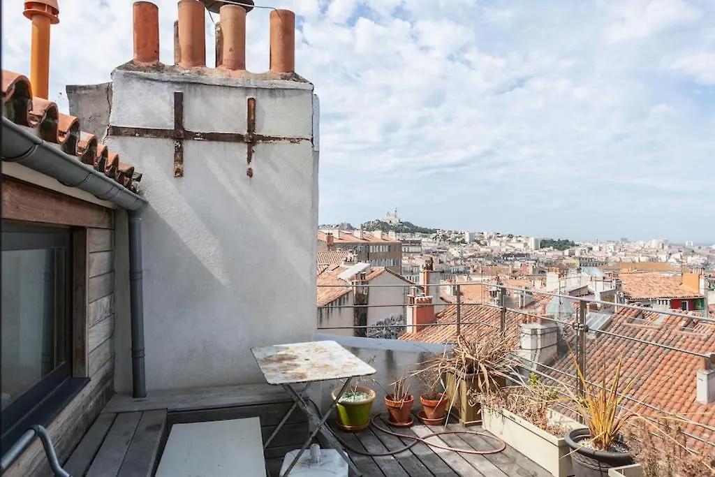 Loft Terrasse Vue Mer Au Coeur De Marseille